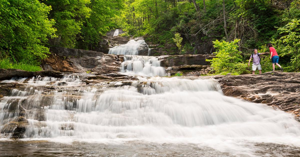 15 waterfalls to chase across New England this summer cover photo collage