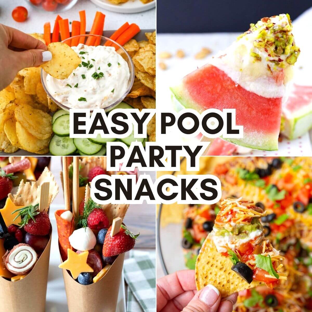 Poolside Appetizers Easy Finger Food For Pool Party Salad Finger