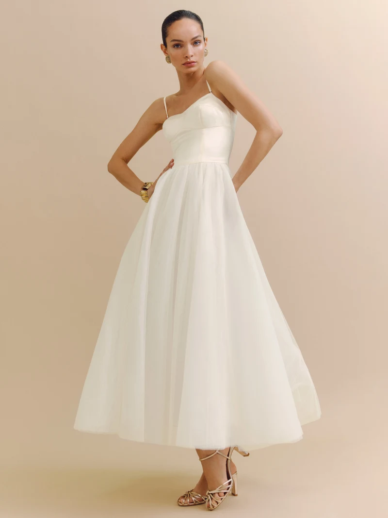 Chic Wedding Dresses under $1000 cover photo collage