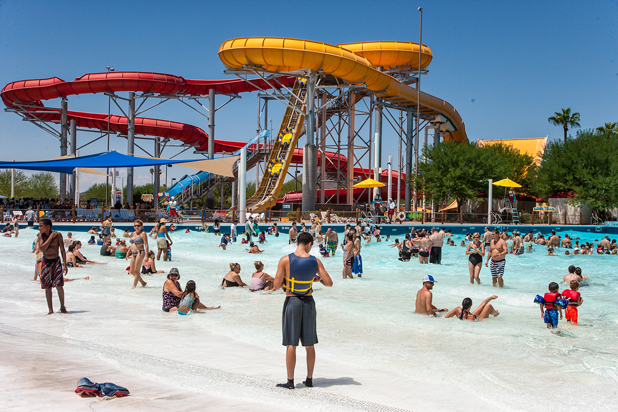 BEAT the summer heat - a list of AZ activities for kids cover photo collage