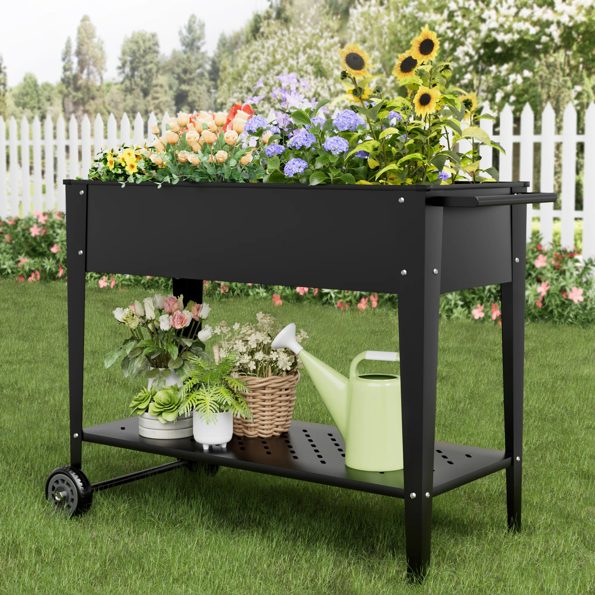 Walk in the garden cover photo collage