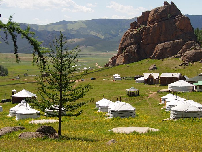 Kharkhorin's Flavorful Adventures and Relaxation Spots cover photo collage