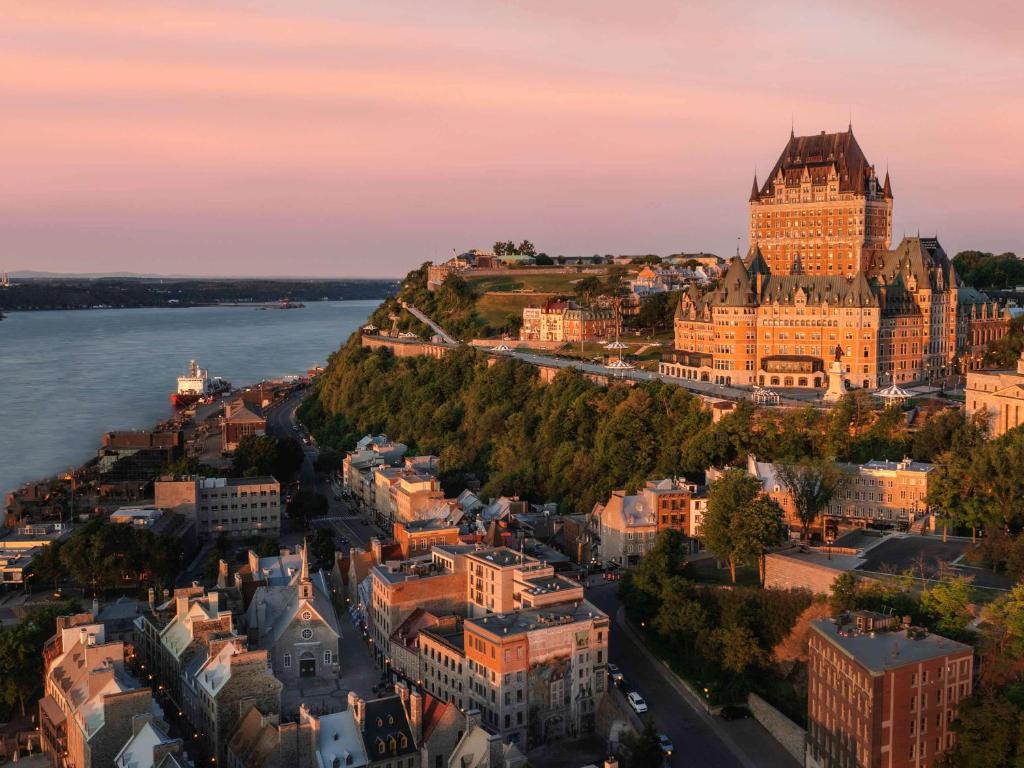 Quebec City: Cultural Spots, Hotels, and Nature Escapes cover photo collage