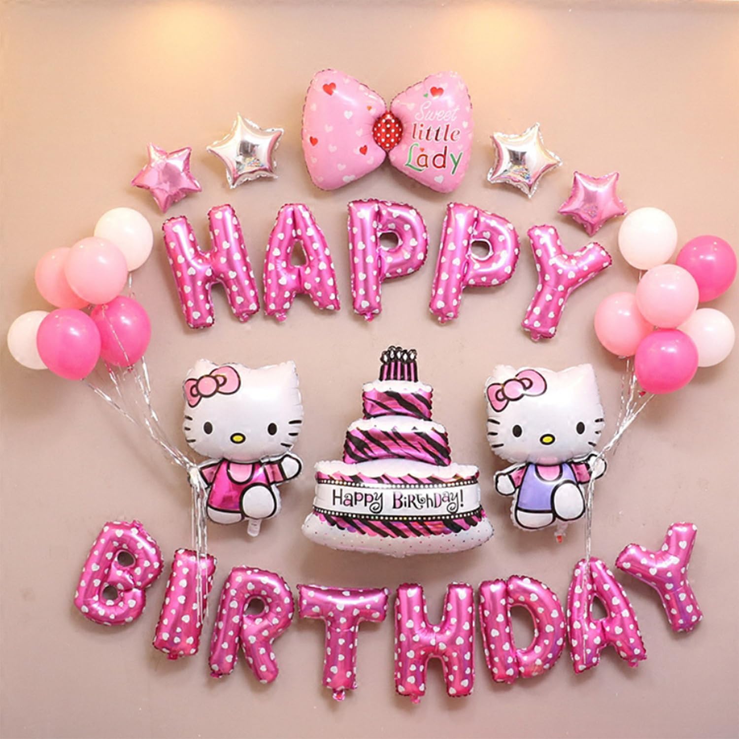 Hello Kitty and Friends party items on a budget cover photo collage