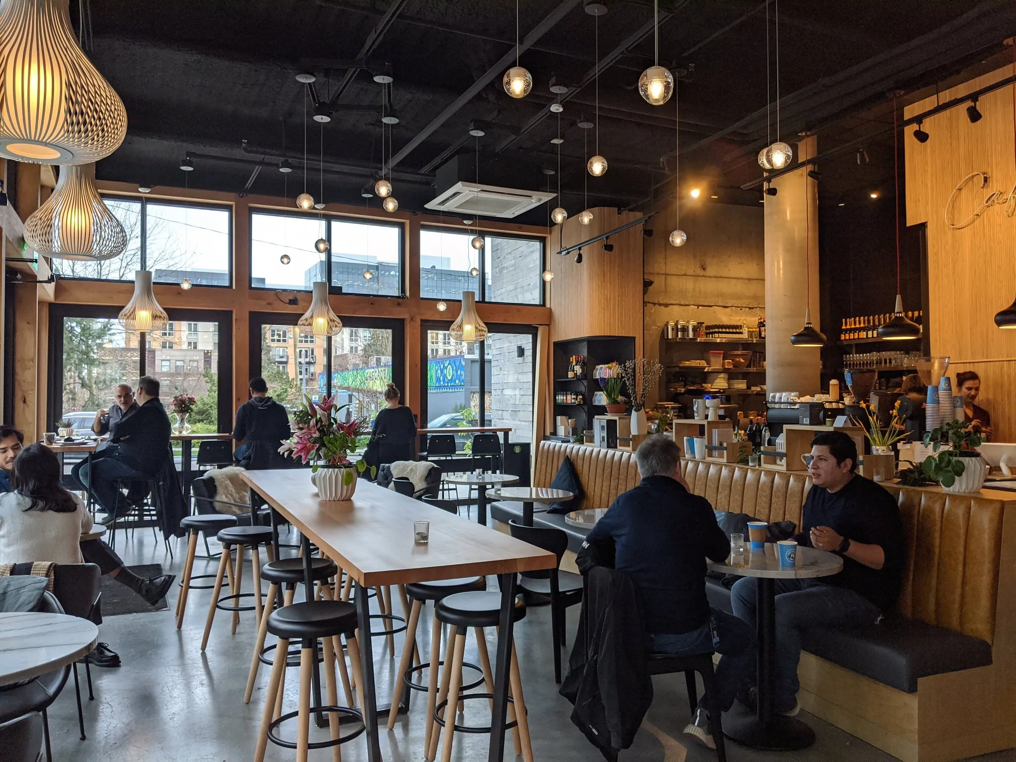 The Best Seattle Cafes & Coffee Shops for Remote Work cover photo collage