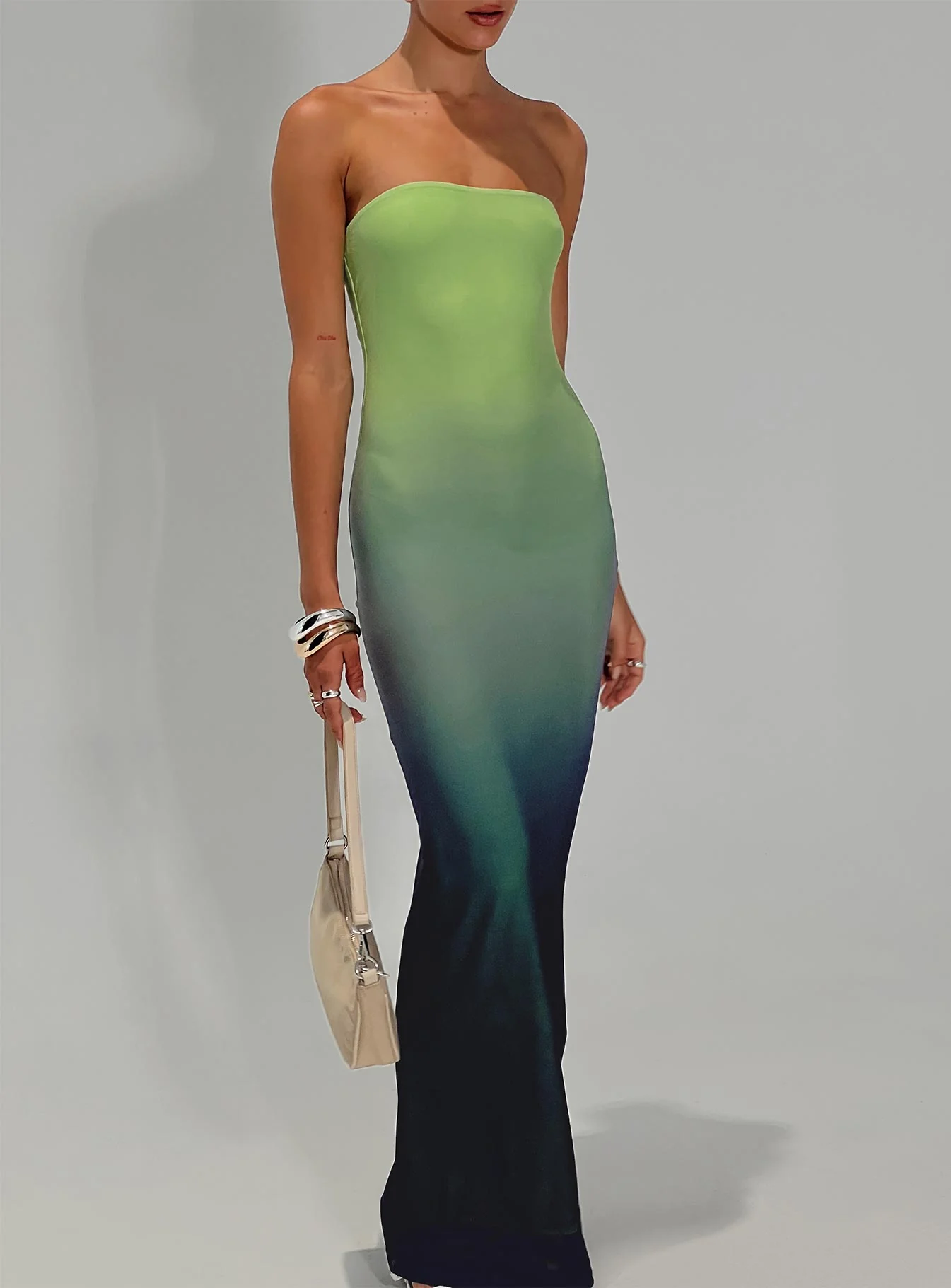 kamea tawny brown satin draped front open back midi dress Gorgeous cocktail dresses for special events! Size:MD (10) Collection: Style Guide Randy Fenoli Blue Wedding
