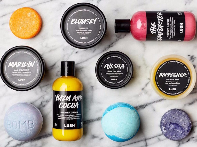 Lush Allstars cover photo collage