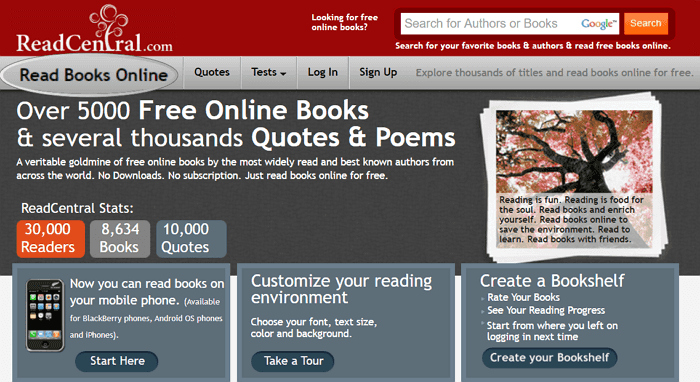 Online Reading n Watching cover photo collage