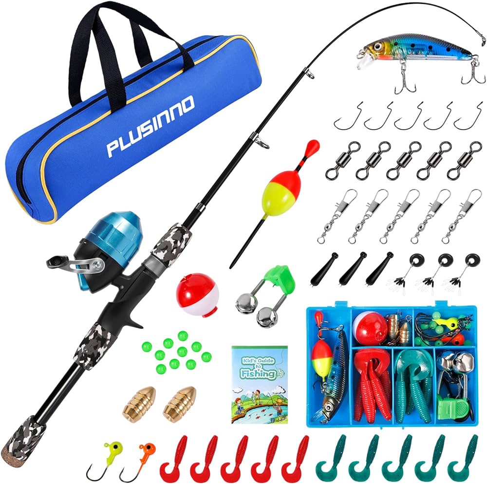 Kids Fishing Supplies cover photo collage