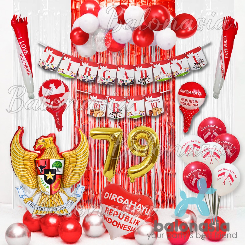 Rekomendasi barang-barang untuk Perayaan Kemerdekaan Indonesia cover photo collage