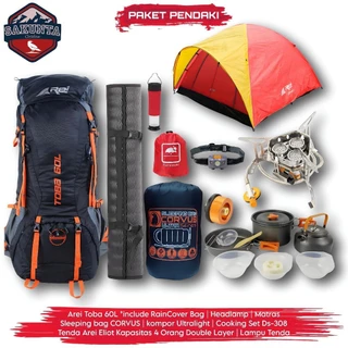 Perlengkapan camping cover photo collage