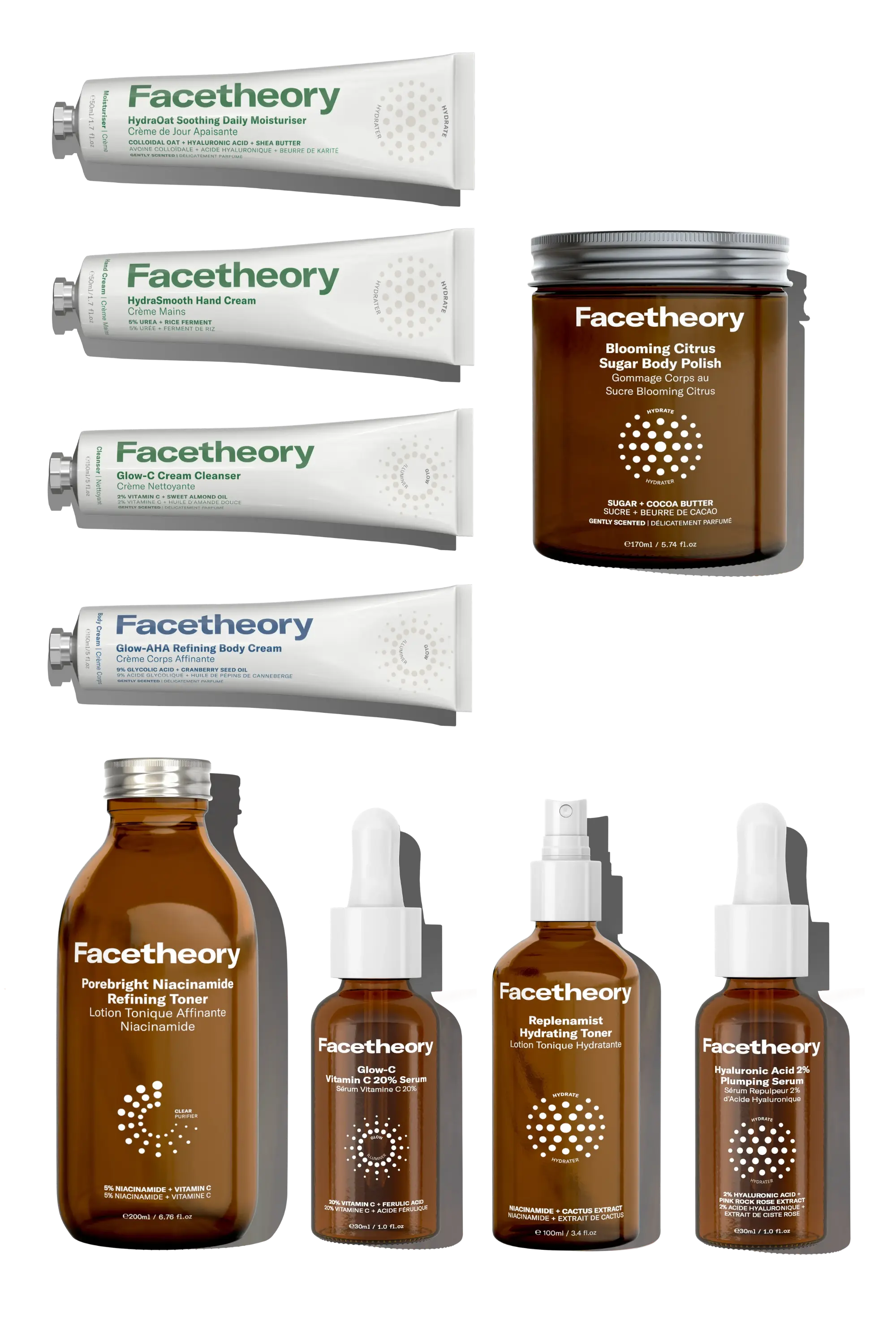 Glow Up: Must-Have Facetheory Products for Radiant Skin cover photo collage