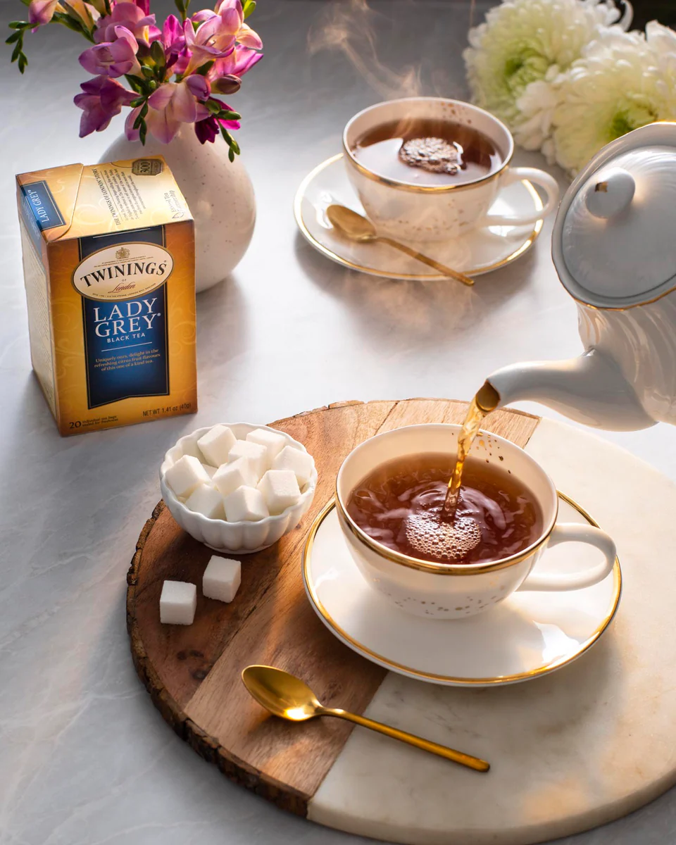 "Rule the day like a royal!" Come join me for a cuppa. cover photo collage