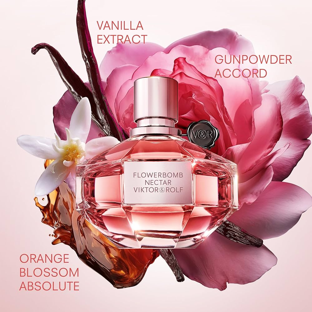 Head-turning luxury perfume for woman cover photo collage