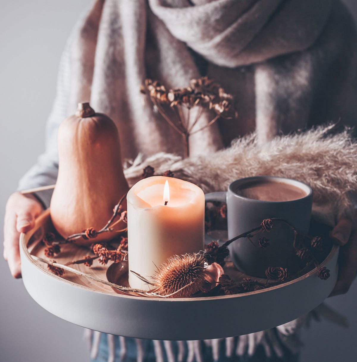 Cozy Fall Girl Vibes and Home Decor cover photo collage