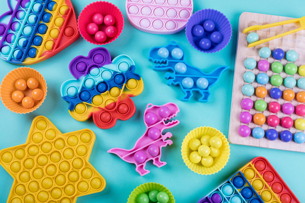 My Favorite Fidgets cover photo collage