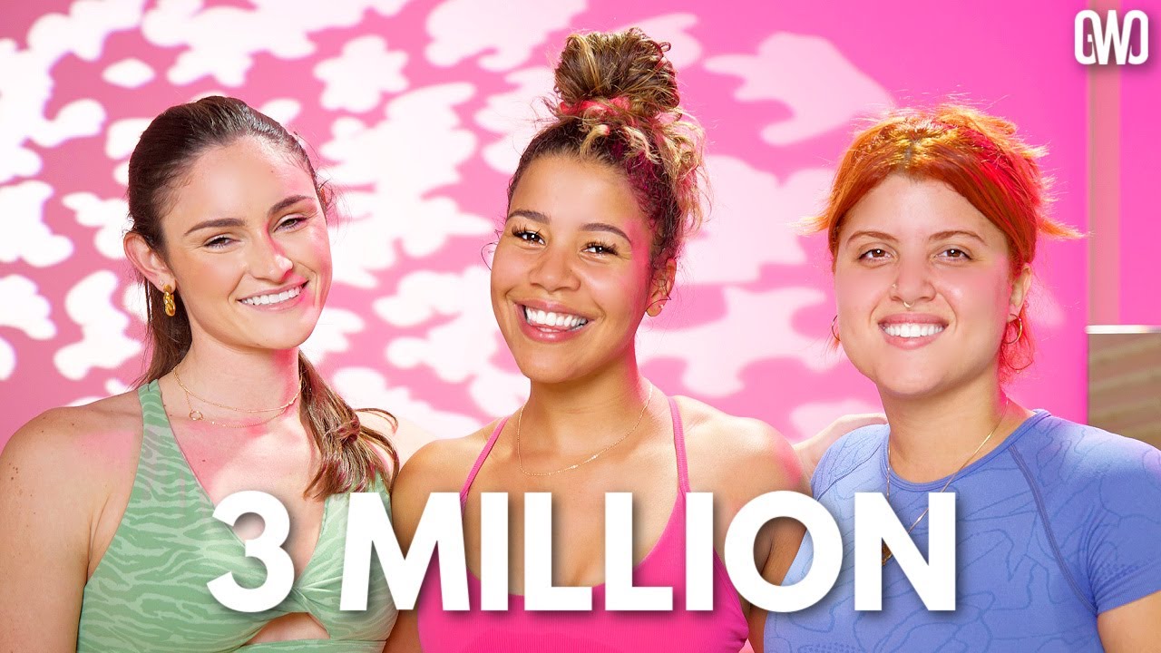 Workout videos for beginners: standing cardio & core cover photo collage