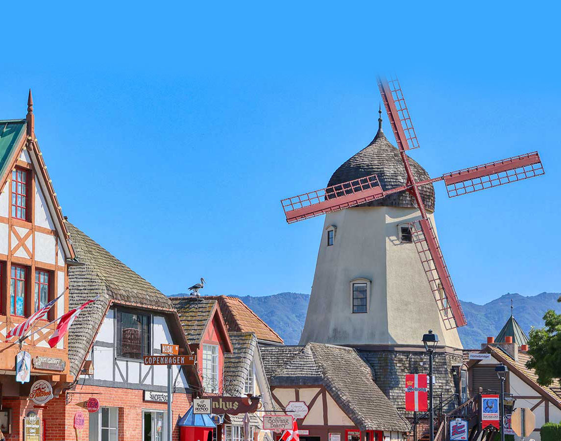 Cutest European-Style Villages in the US cover photo collage