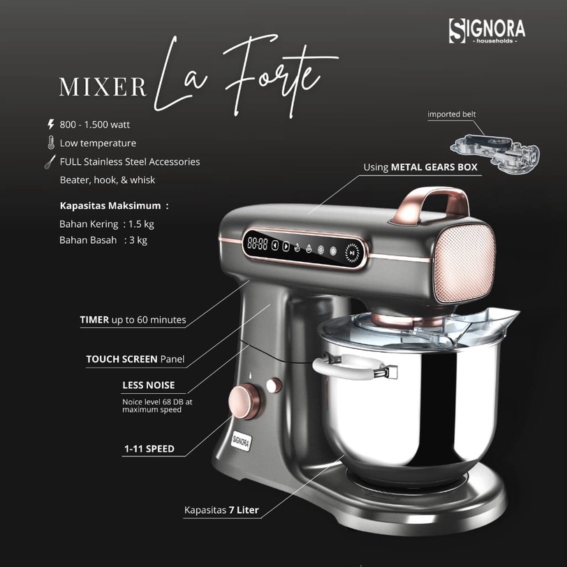 15 Brand Stand Mixer Untuk Pecinta Baking dan Memulai Usaha Rumahan cover photo collage