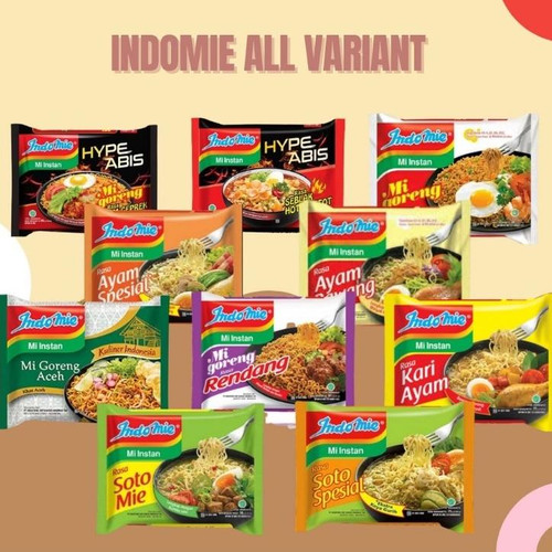 Mie Instan Indonesia 🍜 cover photo collage