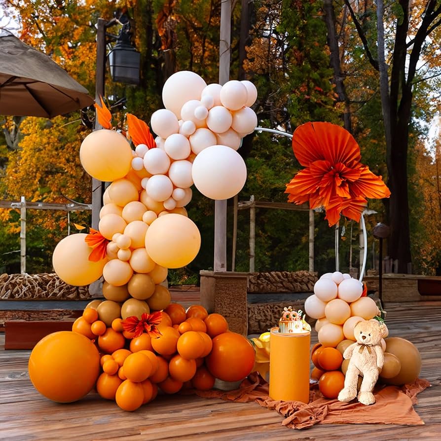Fall Bridal Shower Outfit & Party Decor cover photo collage