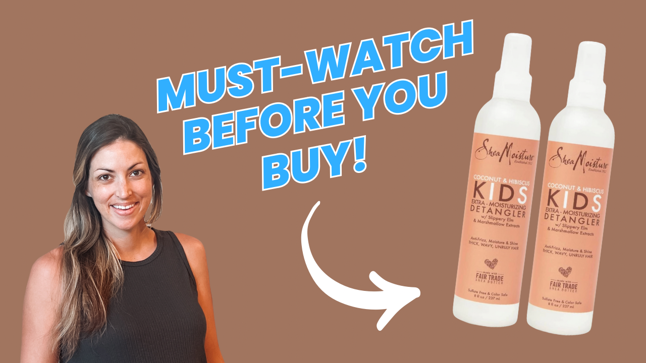 Haircare favorites for my curly hair daughter (by a mom with straight hair) cover photo collage
