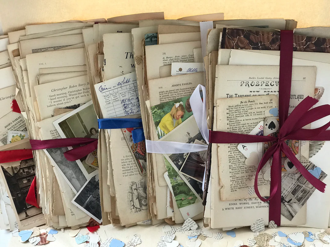 Junk Journal Stuff cover photo collage