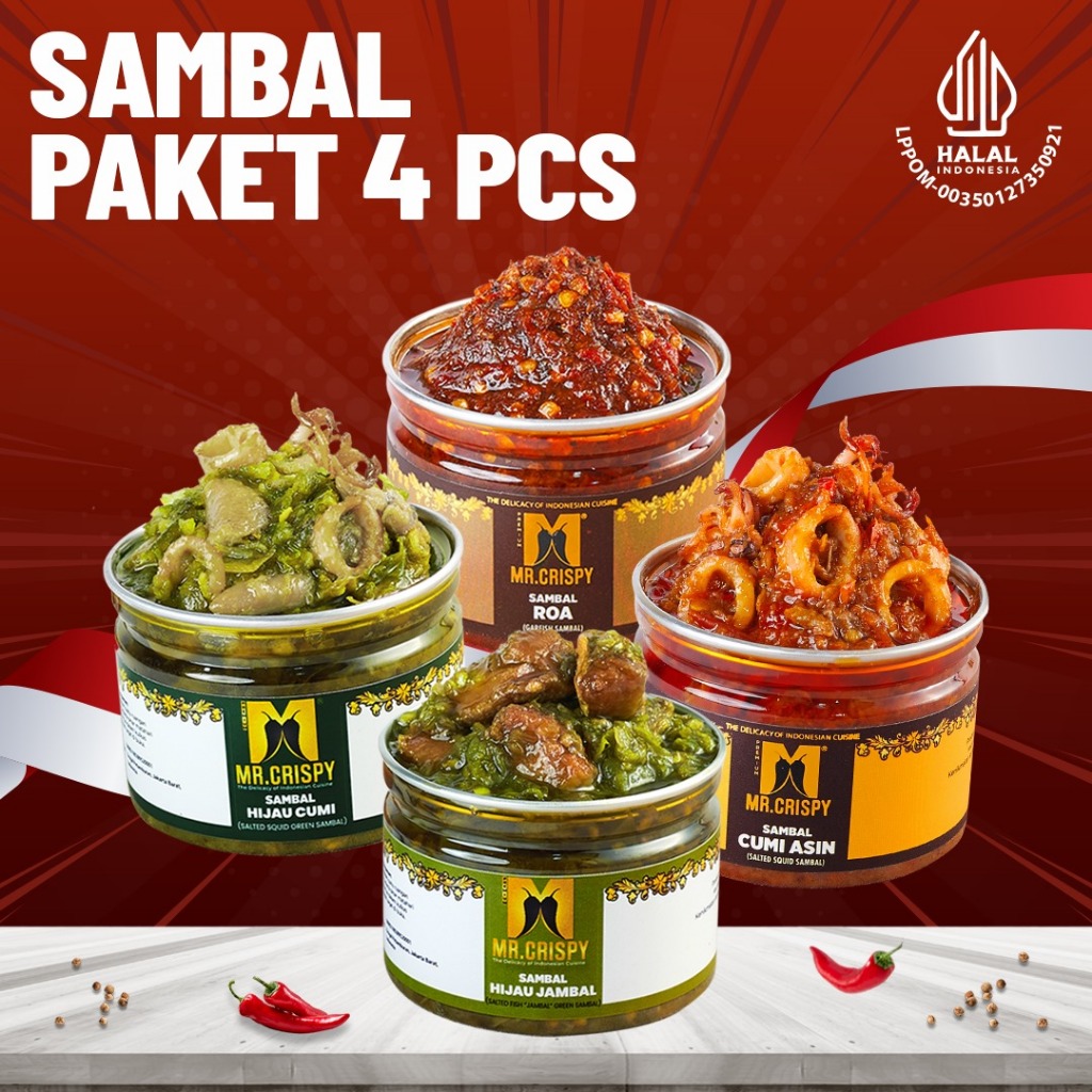 Sambal Jawara – The Perfect Kick, Ultimate Taste! cover photo collage