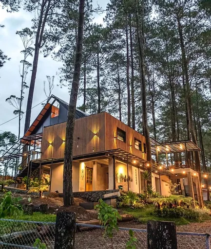 Unique Villa/hotel in Bandung, ID (where to stay: On a Budget Under $50).🤍🏡 cover photo collage