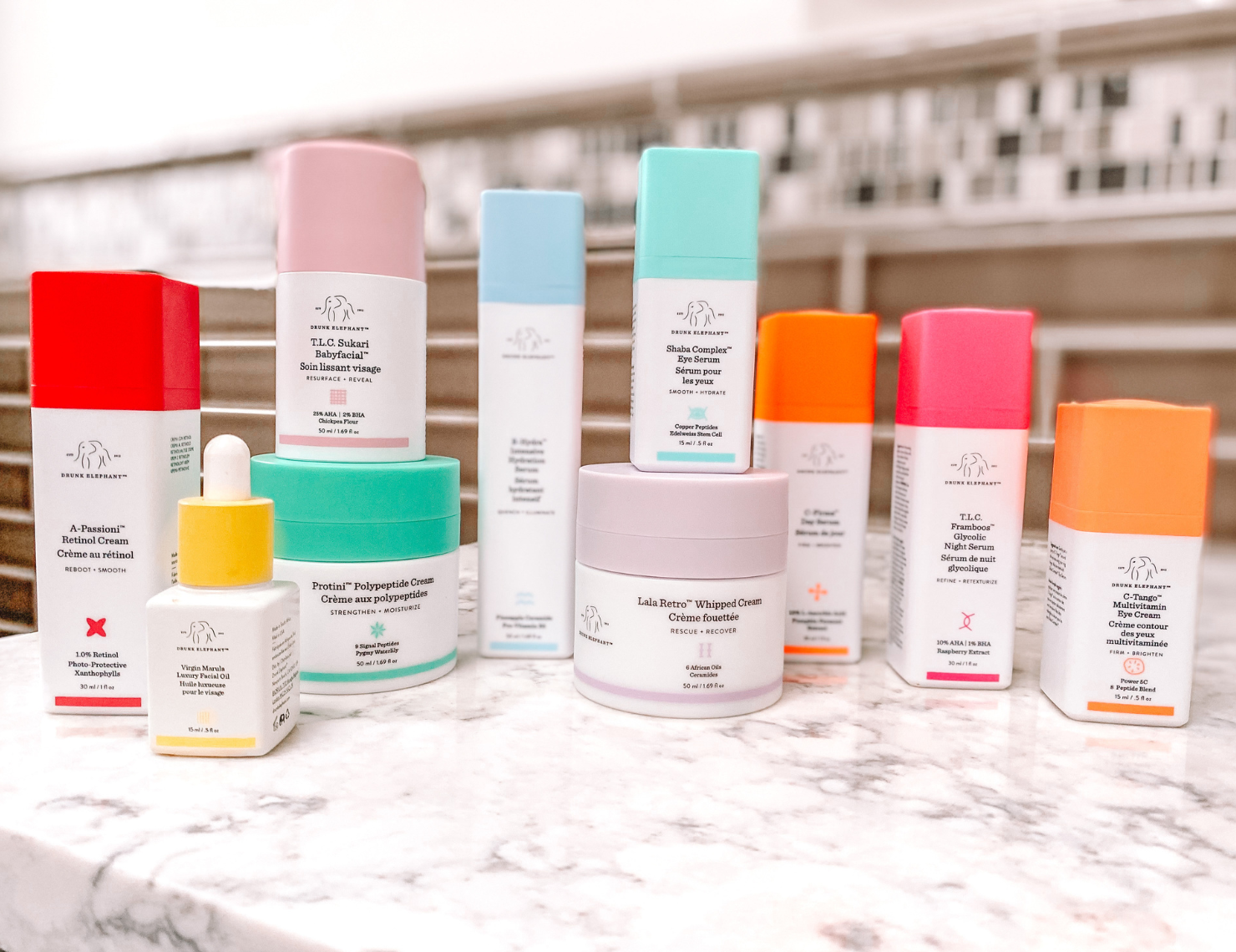 Beauty Products and Skincare cover photo collage