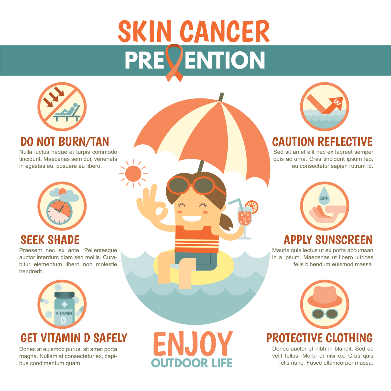 Slip, Slop, Slap, Slide: your guide to staying safe in the sun cover photo collage