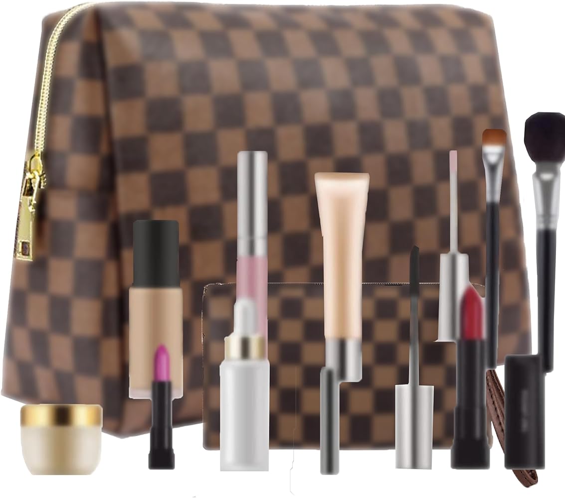 What's in My Travel Make-up Bag cover photo collage