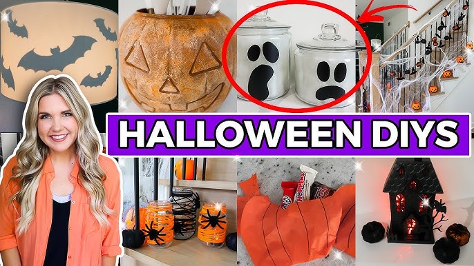 Upcycled DIY Halloween Decor cover photo collage