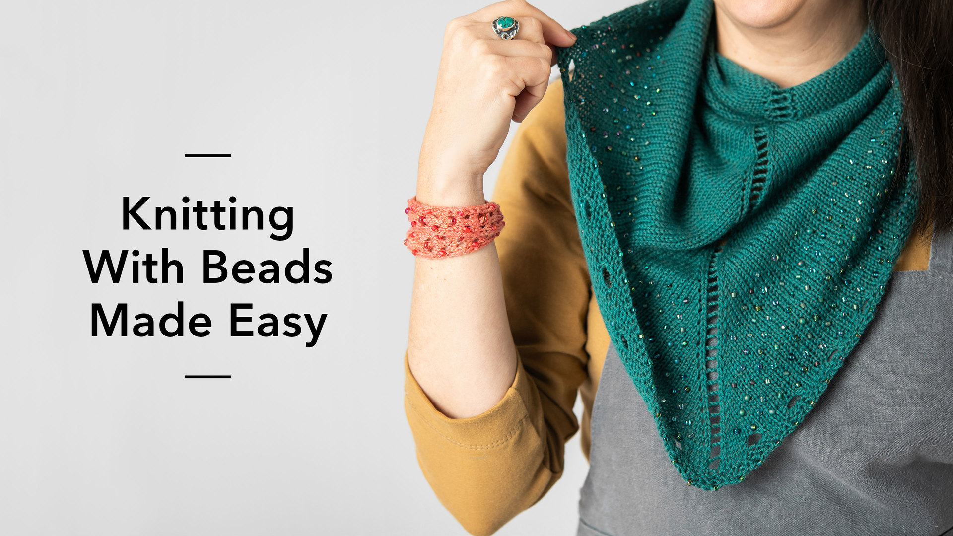 7 Knitting Patterns with Beads: From Cuffs to Purses | Craftsy, image size:1920x1080
