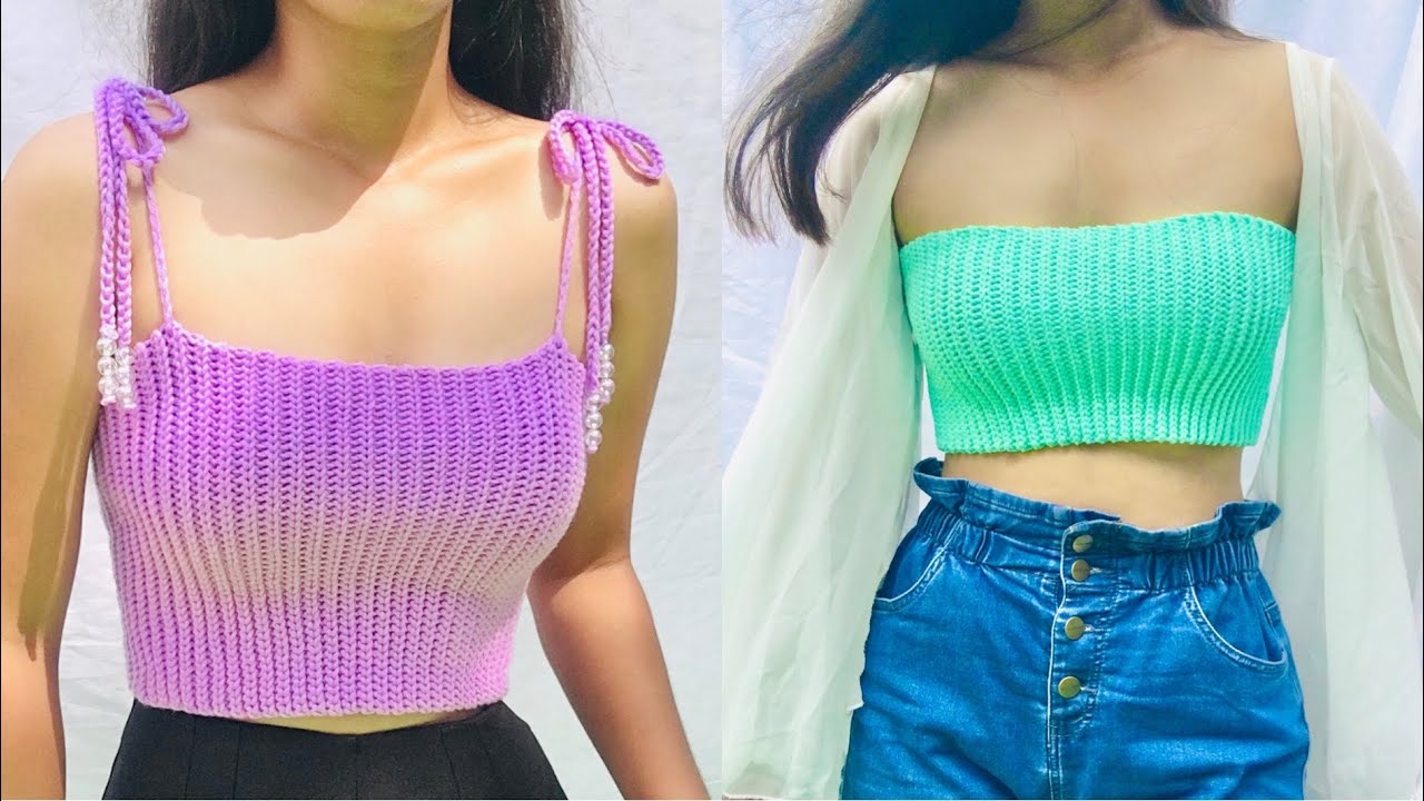 Cute Crochet Top Patterns with Video Tutorials! cover photo collage