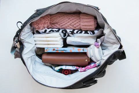 Diaper bag must haves cover photo collage
