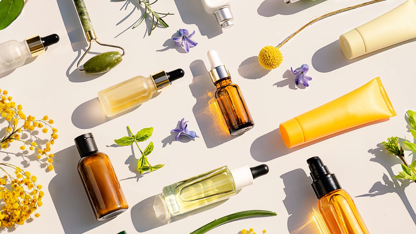 Natural everyday Oils for great Skins cover photo collage