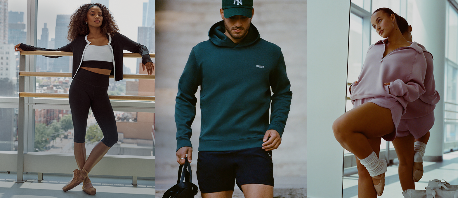Workout & athleisure clothing that is perfect for WFH, Gym, or casual wear cover photo collage