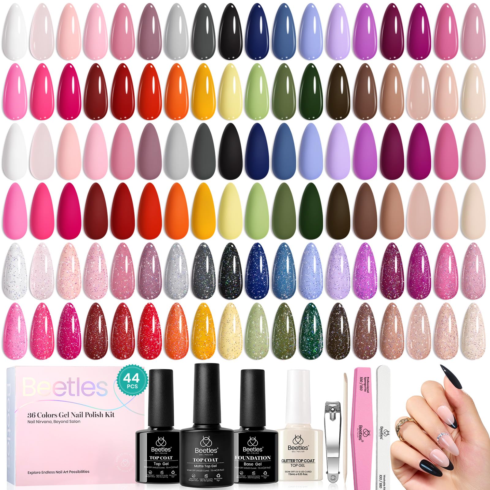 salon-quality nails that won't cost you a band :') cover photo collage