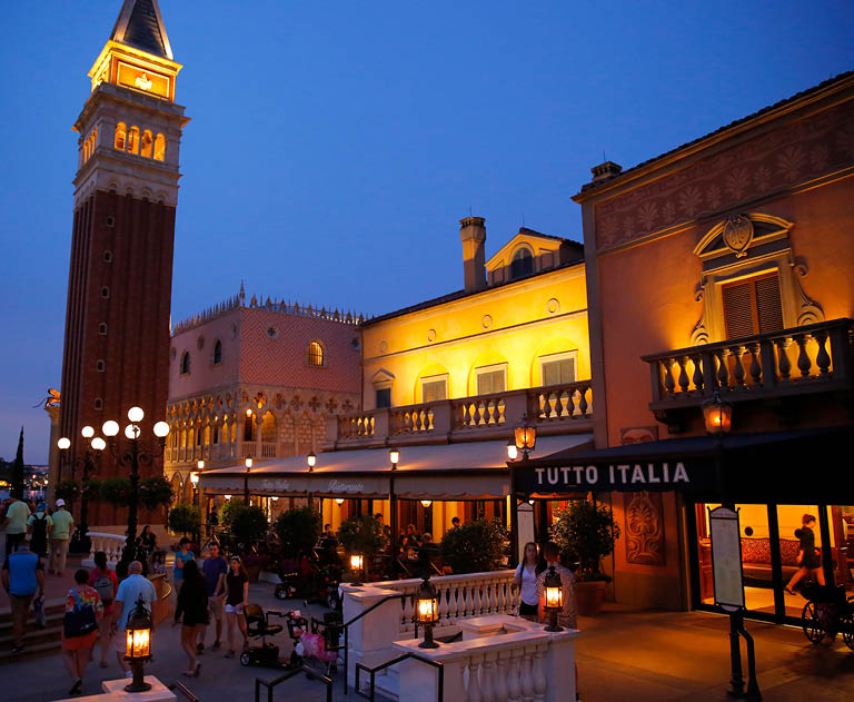 Epcot Around the World cover photo collage