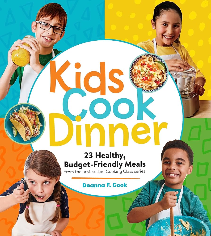 Kids Cookbooks I Love cover photo collage
