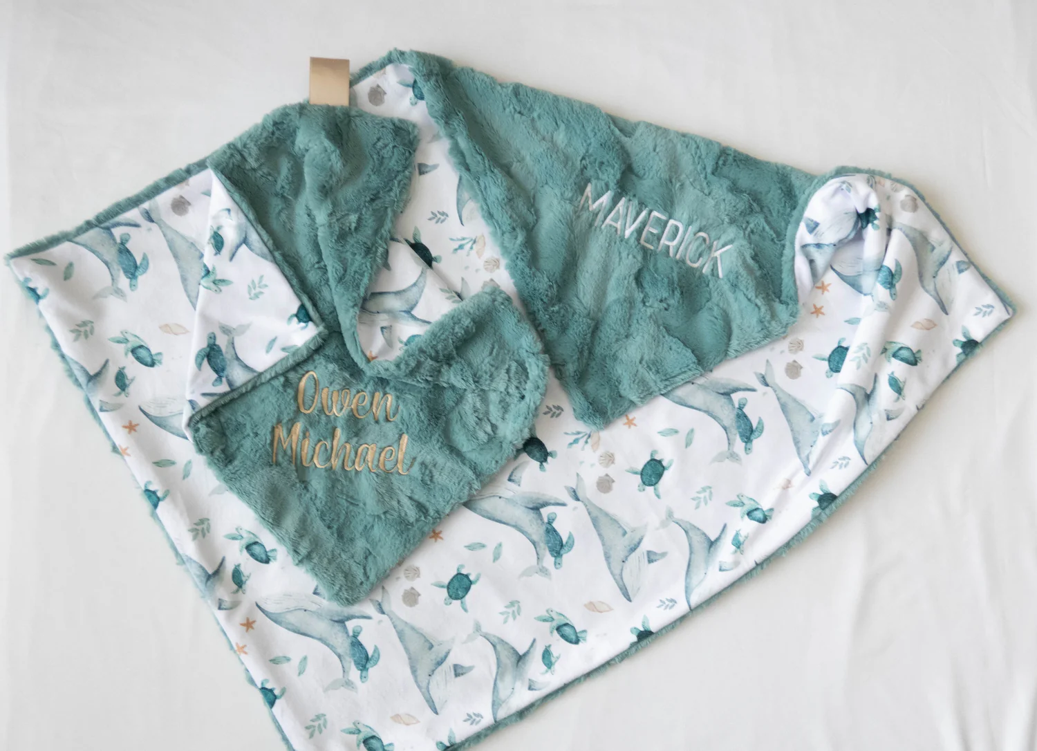 A Subtle Ocean Themed Nursey cover photo collage