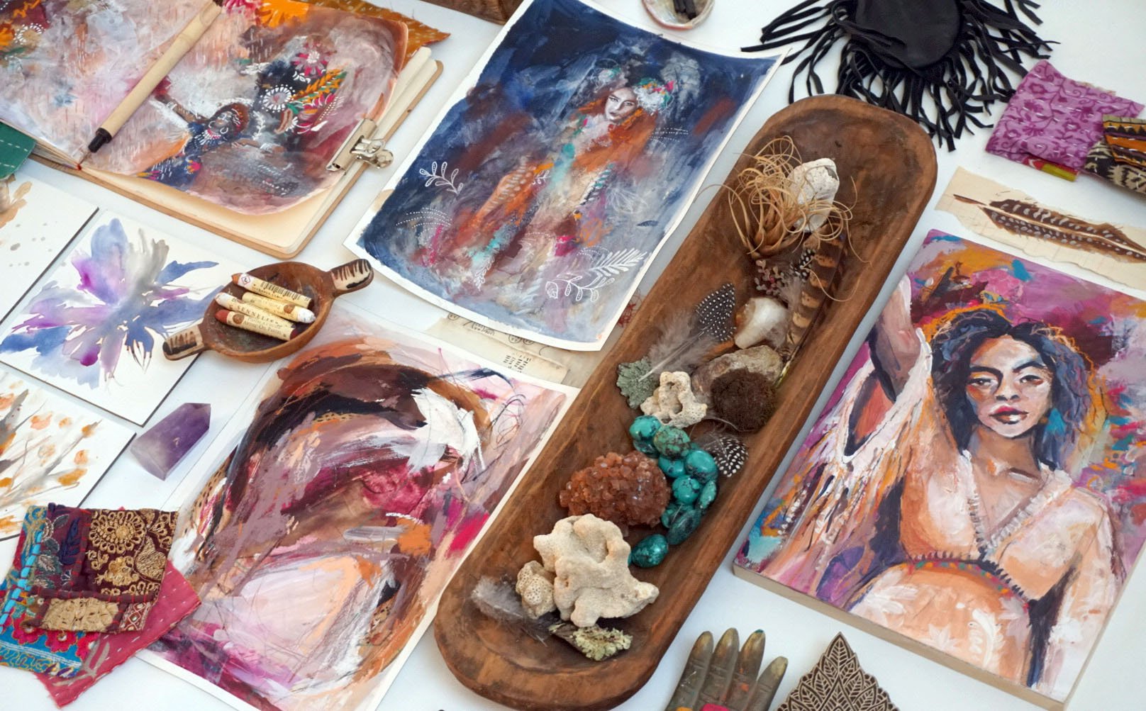 Best Places to Take Online Art Classes cover photo collage