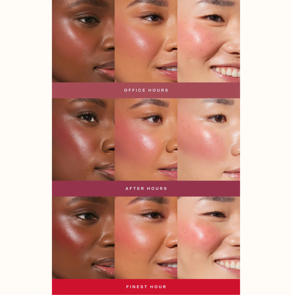 Current light makeup routine cover photo collage