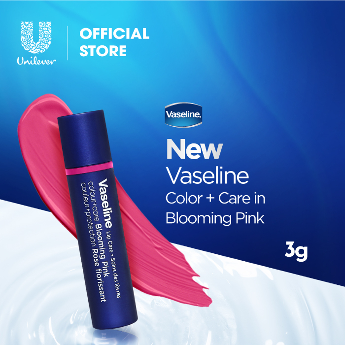 Pratinjau Vaseline Lip Care Colour+Care 3gr: Warna dan Pelembab Bibir