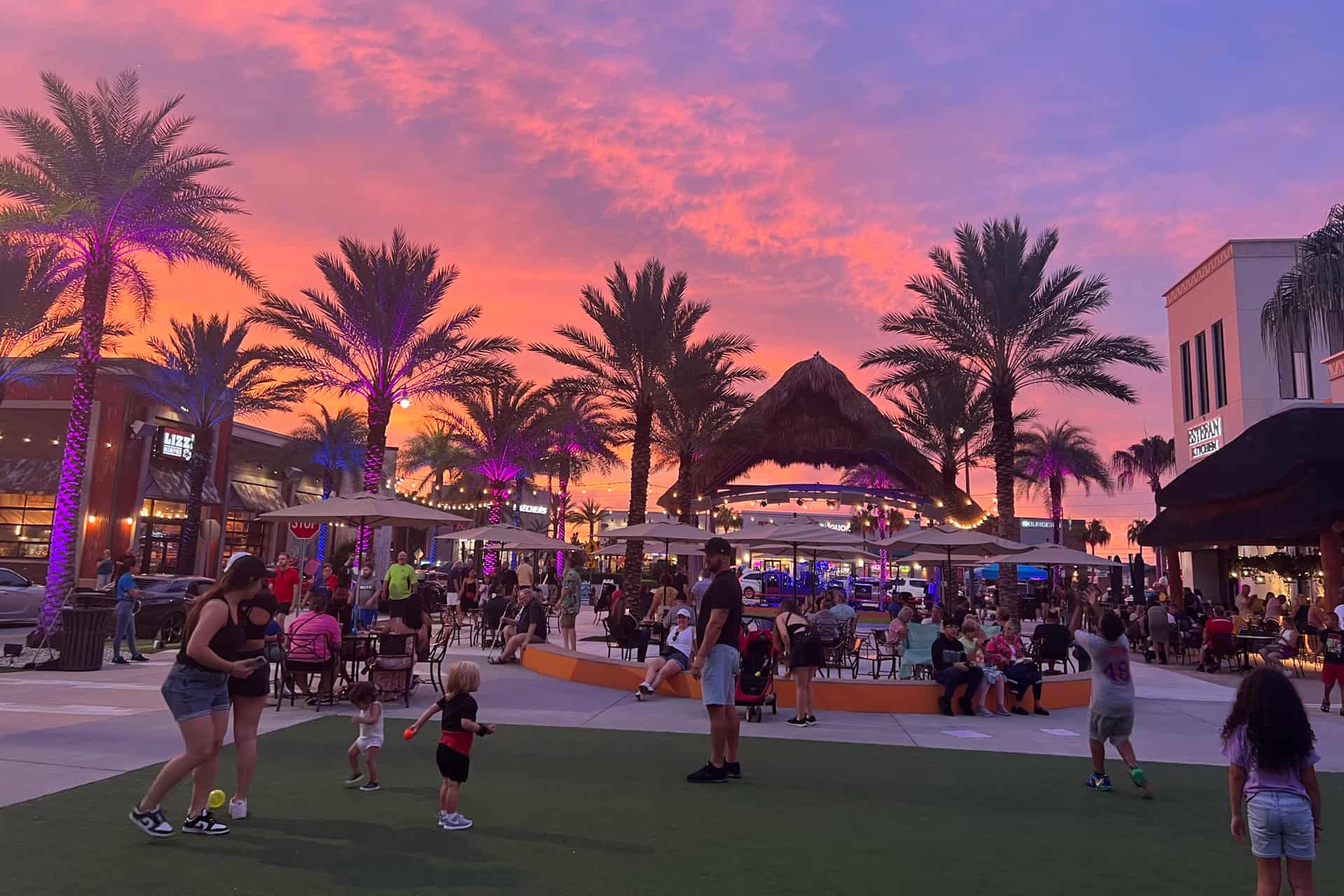 Great places to eat at Sunset Walk in Margaritaville, Orlando cover photo collage