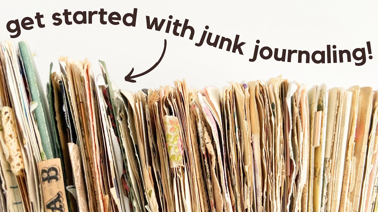 #JunkJournaling: How to Get Started and Where to Find Inspiration cover photo collage