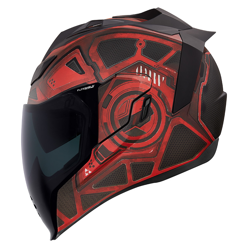 atlas red helmet icon Domain - Tiger's Blood - Green Carbon fiber Weight Ruroc-Helmet-ATLAS 2.0 CARBON HELMET-CRIMSON -