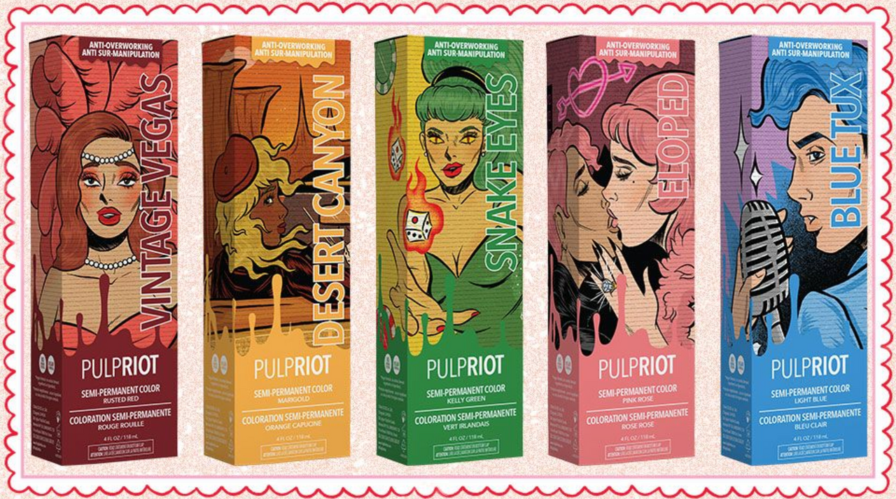 Hair care cover photo collage
