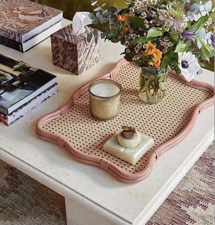 Styling a coffee table cover photo collage